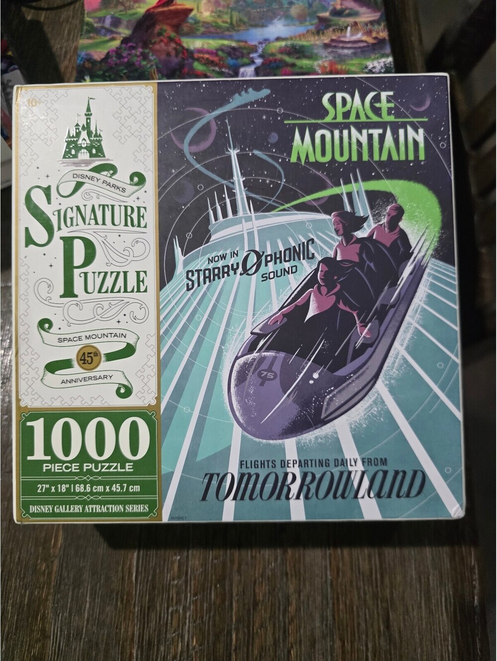 Disney Parks Space Mountain Tomorrowland 1000 Pc Jigsaw Puzzle Complete